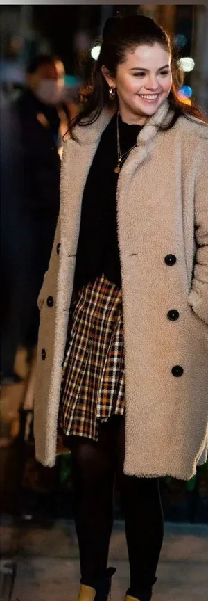 ZADIG & VOLTAIRE Teddy Mint Coat Cream Sherpa Shearling Long Beige size xs thumbnail 1