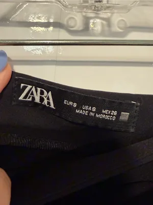 Black‎ Zara Flounce Skort with Tie Waist thumbnail 3
