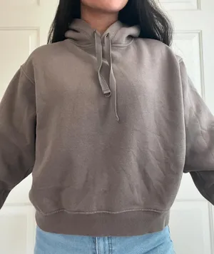 H&M Brown Boxy Hoodie thumbnail 1