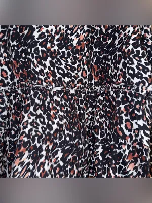 Amazon NEW cheetah print blouse thumbnail 4