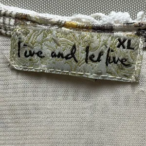 Live and let Live size XL maxi lace Asymmetrical hem thumbnail 5