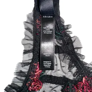For Love & Lemons Rosebud Black Bustier Corset Top XS thumbnail 6