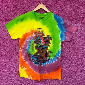Scooby Doo Scooby Snacks tiedye Tshirt size medium thumbnail 1