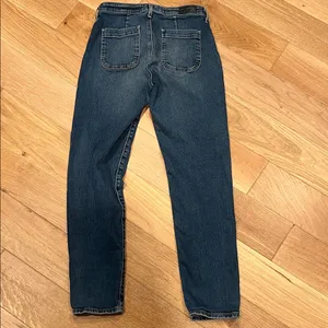 AG × Vintage Stevie Anthropologie‎ Ankle Button Up Jeans Size 28 thumbnail 3