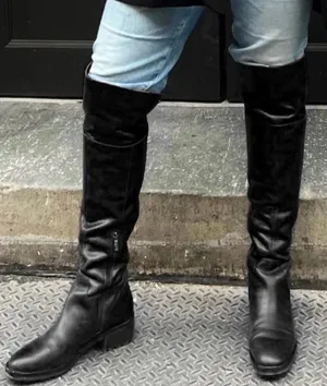 Vince Camuto Jorshie2 Black Leather Wide Calf Riding Boots NWT 7 thumbnail 1