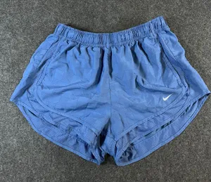Nike Dri-FIT Women Blue Perforated Running Shorts Size Medium Athletic Training‎ thumbnail 1