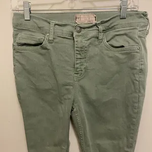 Free People Womens Jeans Size 29 30” Sage Green 61855-16515125 Distressed 30x26 thumbnail 2