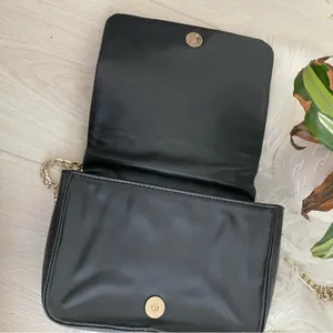 ZARA trafaluc cross body gold chain quilted purse thumbnail 3