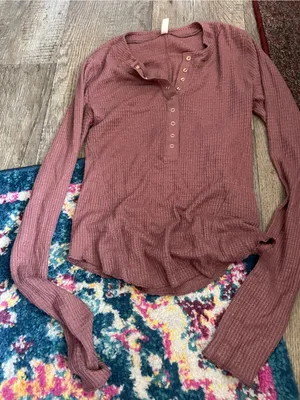 Free people intimately thermal top M thumbnail 4
