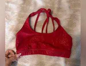 Lululemon Athletica Vibrant Red Sports Bra thumbnail 1