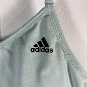 Adidas Womens Mint Green Racerback Sports Bra Climalite‎ XL athletic workout thumbnail 2