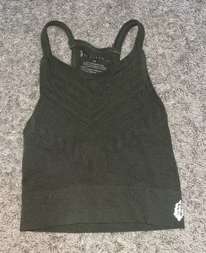 Free people movement green tank top size SMALL thumbnail 1