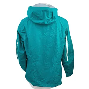 Columbia Interchange Blue Zip Up Hooded Hoodie Windbreaker Rain Coat Jacket Sz M thumbnail 2