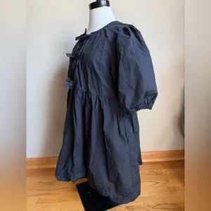 MABLE front bows mini dress Black Size L thumbnail 4