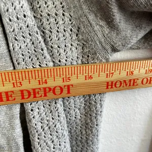 Anthropologie Moth Cardigan Sz Small‎ Grey Knitted Open Front thumbnail 7