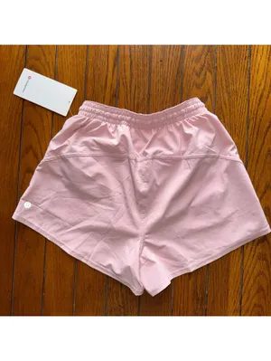 Lululemon Pace Rival Short High Rise 3” Pink Haze Size 2 NWT thumbnail 2