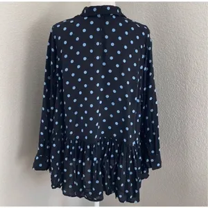Zara Woman Oversized Drop Waist Polka Dot Tunic Size Medium thumbnail 2
