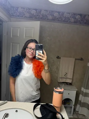 Queen Of Sparkles Ruffle Top thumbnail 3