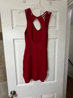 Red body conn/ bandage Charlotte Russe dress thumbnail 2