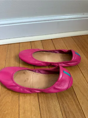 Tieks Fuchsia Pink Leather Ballet Flats Womens 7 thumbnail 4