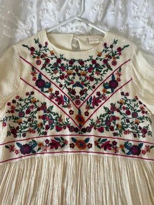 Altar'd State Floral Embroidered Dress thumbnail 3