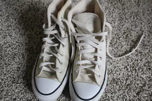 White Platform Converse High-Top thumbnail 2