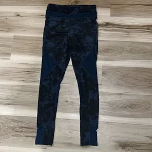 Sam Edelman Diamond Mesh Blue Cloud Leggings Women’s Large thumbnail 3