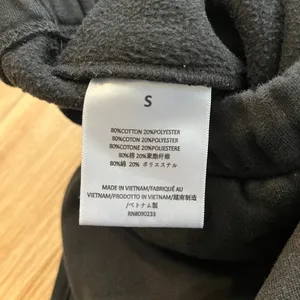 Unisex Essentials Fear of God Black Sweatpants - S thumbnail 7