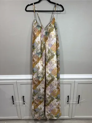 NWT Avec Les Filles Paisley Maxi Dress thumbnail 7