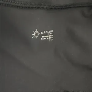 OFFLINE By Aerie The Hugger Full Zip Jacket Black Small thumbnail 8
