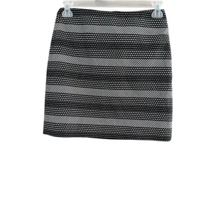 Loft Black and White Pencil Skirt Size 4 thumbnail 8