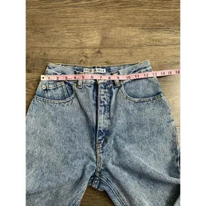 EUC Womens‎ Dakota Blue vintage high rise acidwash bow ankles jeans western SZ 7 thumbnail 7