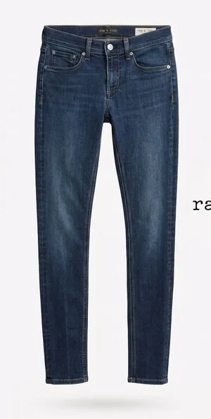 Rag And Bone Womens Jeans Size 28 Blue Medium Wash Skinny Stretch Denim thumbnail 1