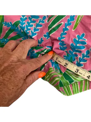 Lilly Pulitzer Womens Tropical Print Board Shorts Pink Green Blue Size S Nylon thumbnail 8