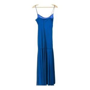Jodi Kristopher Vintage Y2K Blue Ruched Maxi Dress / Formal Gown / Prom thumbnail 3