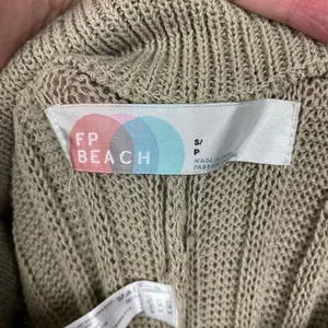 Free People Beach Tan Imogene Sweater Pants Sz.S thumbnail 7