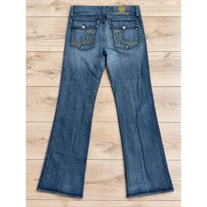Rock & Republic Taylor Flap Pocket Flare Jeans Medium Wash TAY-910K FLUT thumbnail 2