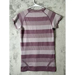 Lululemon Run:‎ Swiftly Tech Short Sleeve Heathered Plum Size 8 thumbnail 3