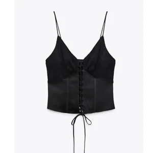 Nwot Zara Black Bloggers Fav Corset Top Xs thumbnail 6