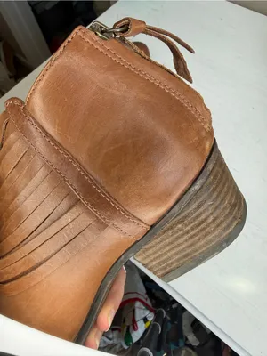 Clarks | Spye Celeste Booties Sz 7.5 Strap Detail Low Heel thumbnail 13
