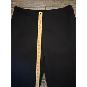 Parke Black Fleece‎ Lined Jogger Sweatpants Elastic Waist L/XL Lounge Cozy thumbnail 5