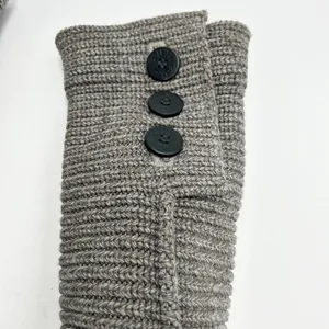UGG Australia Cardy Classic Knit Tall Sweater Boots Gray Women Size 7 thumbnail 2