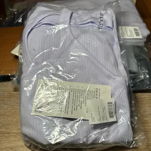 Express Light Purple Ribbed Tank Top thumbnail 8