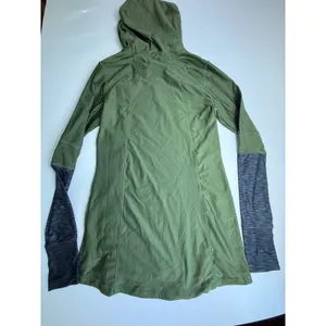 BCG Womens L Turbo Warmth‎ Olive Green Hoodie Pullover Long Sleeve Athletic Top thumbnail 4