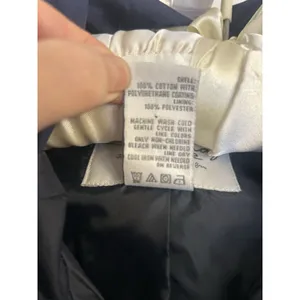 American Rag Navy Blue Women’s Size M Hooded UtilityRaincoat Jacket Lightweight thumbnail 5
