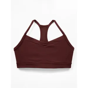 Athleta S Interval Sports Bra D-DD | Garnet Small thumbnail 3