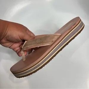 Tory‎ Burch platform 70’s flip flops pink size 6 thumbnail 5