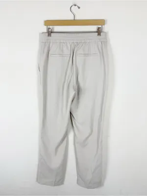 Quince Stretch Crepe Ankle Pants in Sand thumbnail 8