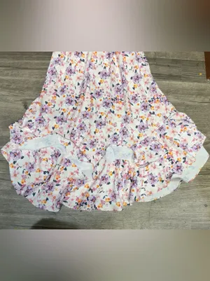 GRACE KARIN Floral Smocked Ruffle Maxi Dress Size S thumbnail 6