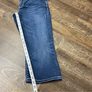 BKE Buckle Drew Denim Capri Jeans Stretch Womens 29 Contrast Stitch Western thumbnail 9